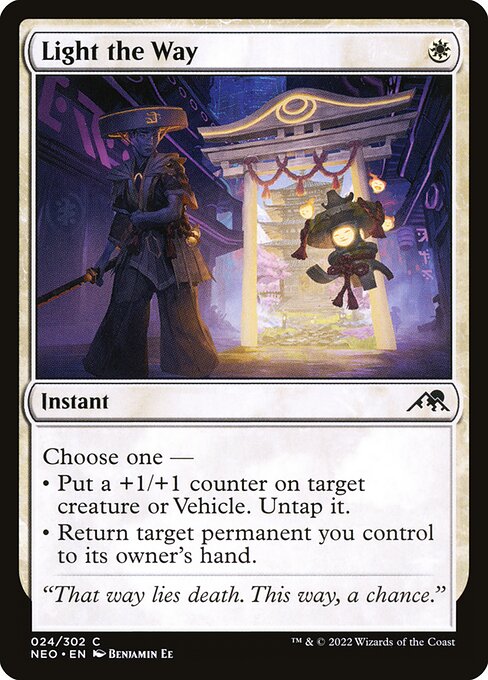 NEO, Light the Way, Standard, 24, C, Near Mint, (Foil), EN