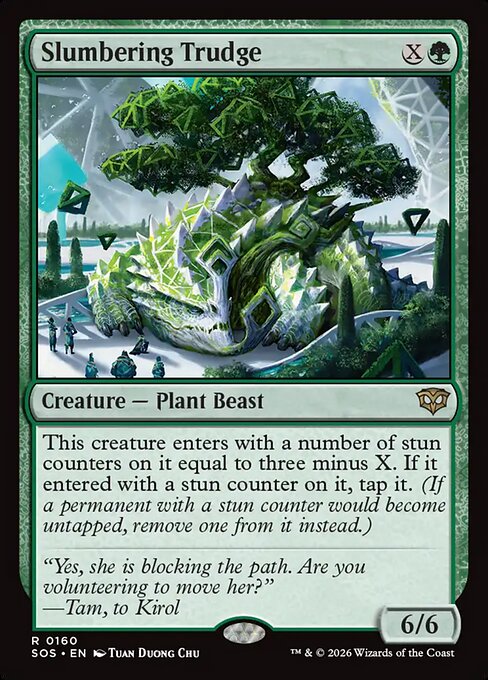SOS, Slumbering Trudge, Standard, 160, R, Near Mint, Normal, EN