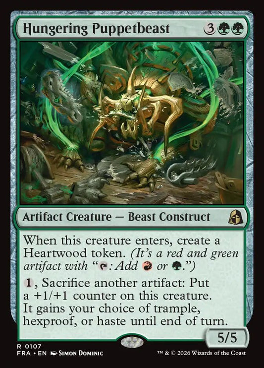 FRA, Hungering Puppetbeast, Standard, 107, R, Near Mint, Normal, EN