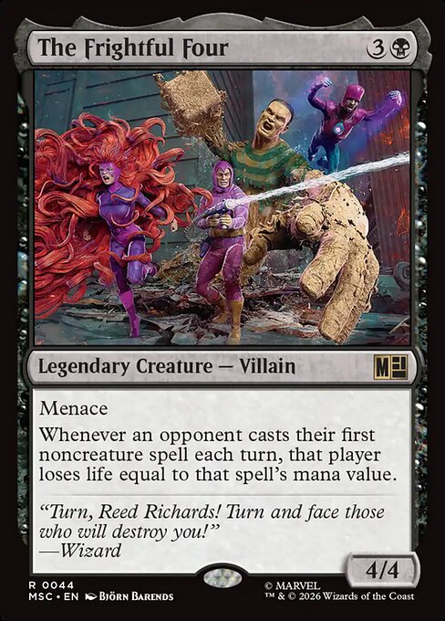 MSC, The Frightful Four, Standard, 44, R, Near Mint, (Surge Foil), EN