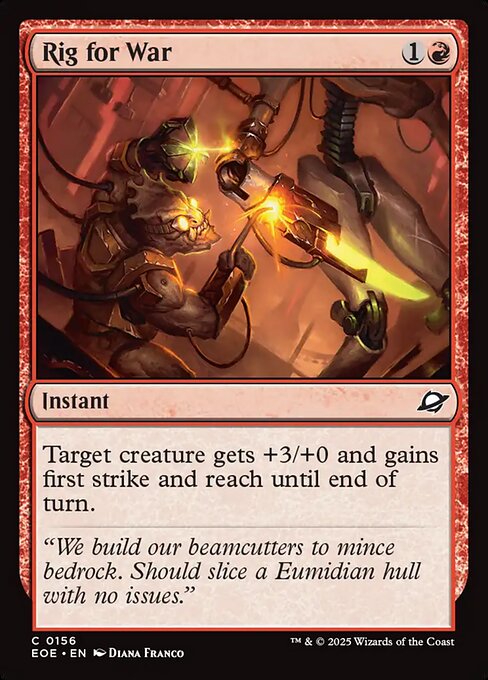 EOE, Rig for War, Standard, 156, C, Near Mint, (Foil), EN
