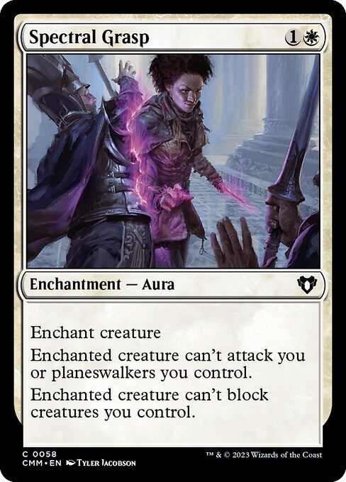 CMM, Spectral Grasp, Standard, 58, C, Near Mint, (Foil), EN