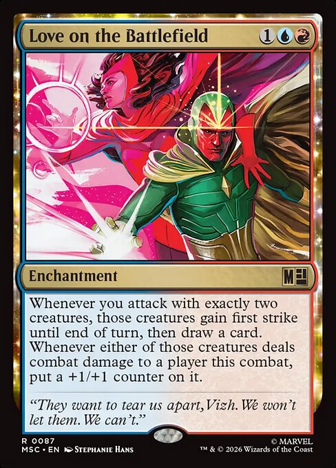 MSC, Love on the Battlefield, Standard, 87, R, Near Mint, {Surge Foil}, EN