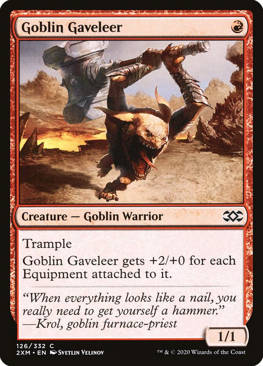 2XM, Goblin Gaveleer, Standard, 126, C, Near Mint, (Foil), EN