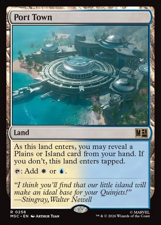 MSC, Port Town, Standard, 256, R, Near Mint, (Surge Foil), EN