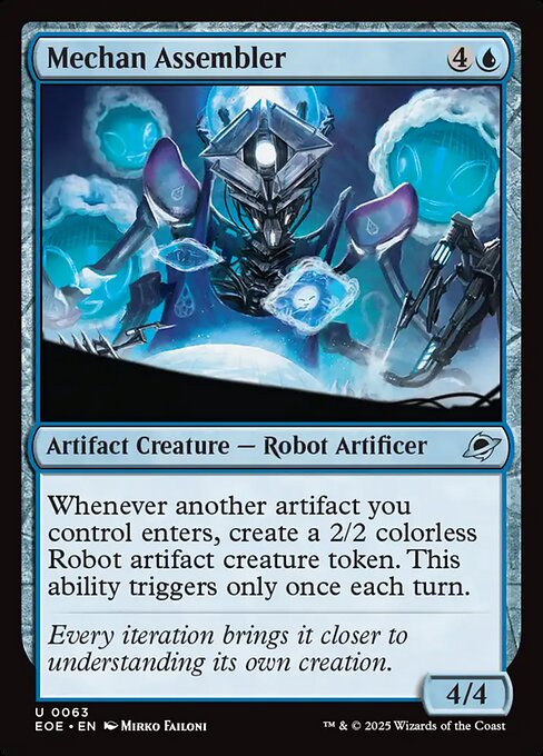 EOE, Mechan Assembler, Standard, 63, U, Near Mint, (Foil), EN