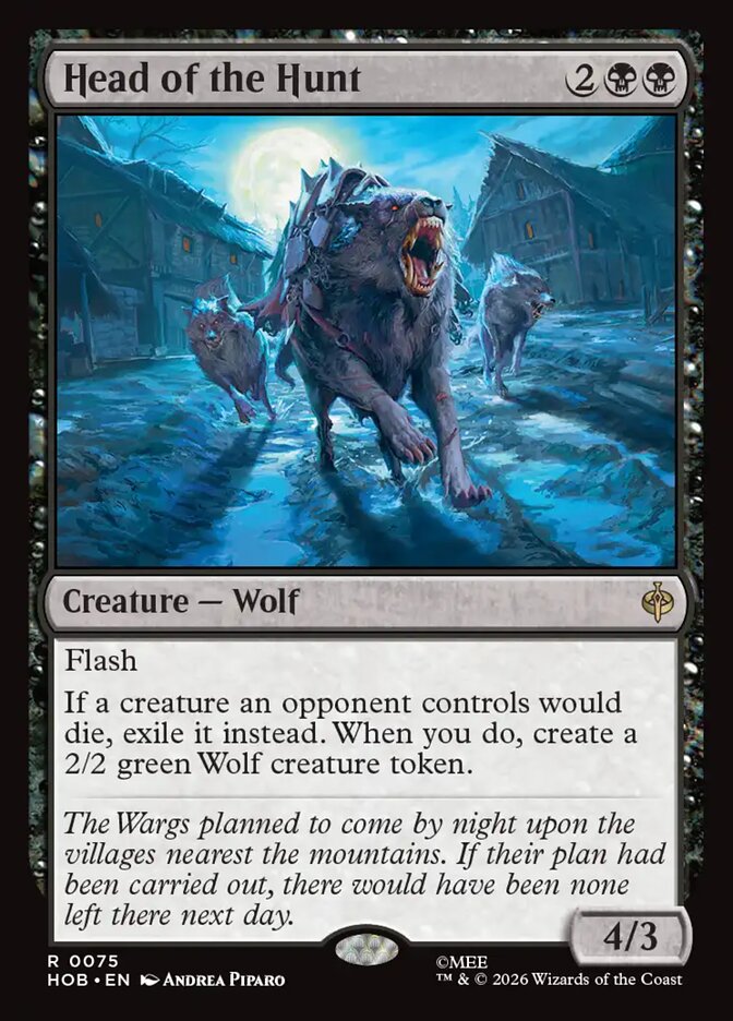HOB, Head of the Hunt, Standard, 75, R, Near Mint, (Foil), EN