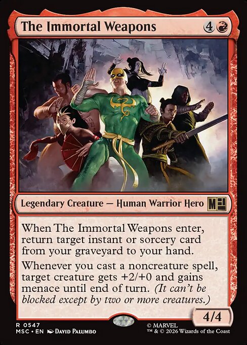 MSC, The Immortal Weapons, Standard, 547, R, Near Mint, Normal, EN