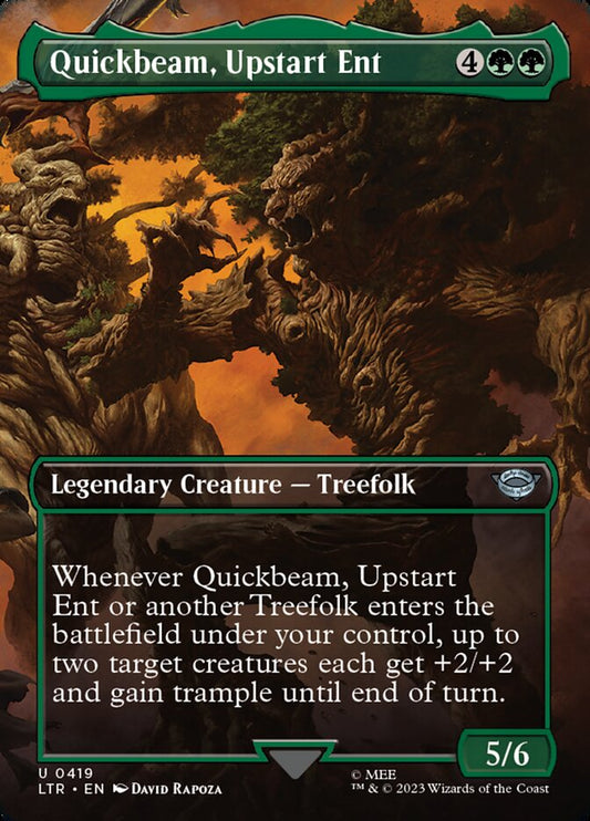 LTR, Quickbeam, Upstart Ent, (Borderless), 419, U, Near Mint, Normal, EN