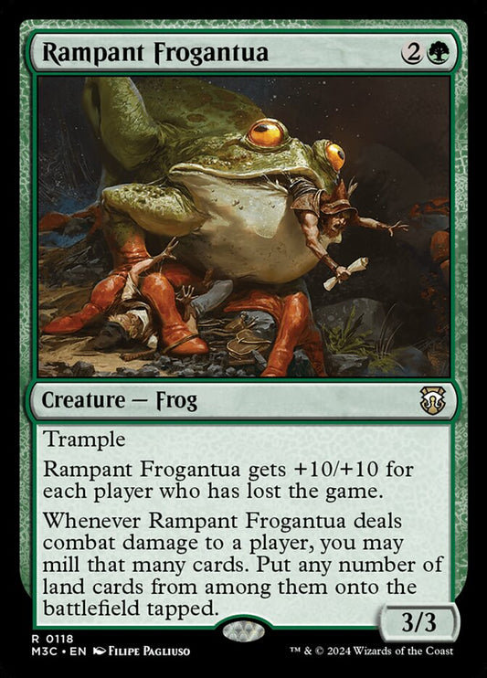 M3C, Rampant Frogantua, Standard, 118, R, Near Mint, Normal, EN