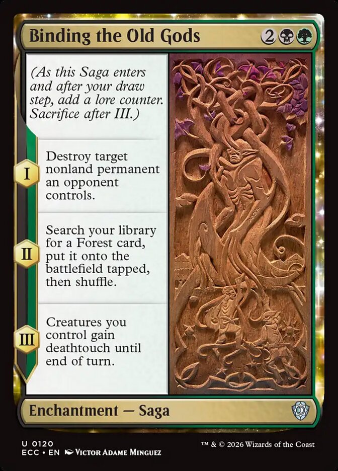 ECC, Binding the Old Gods, Standard, 120, U, Near Mint, Normal, EN