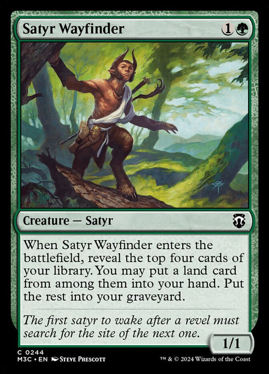 M3C, Satyr Wayfinder, Standard, 244, C, Near Mint, Normal, EN