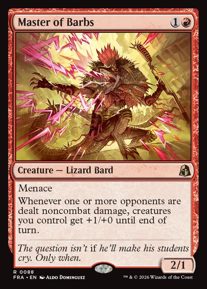 FRA, Master of Barbs, Standard, 88, R, Near Mint, Normal, EN