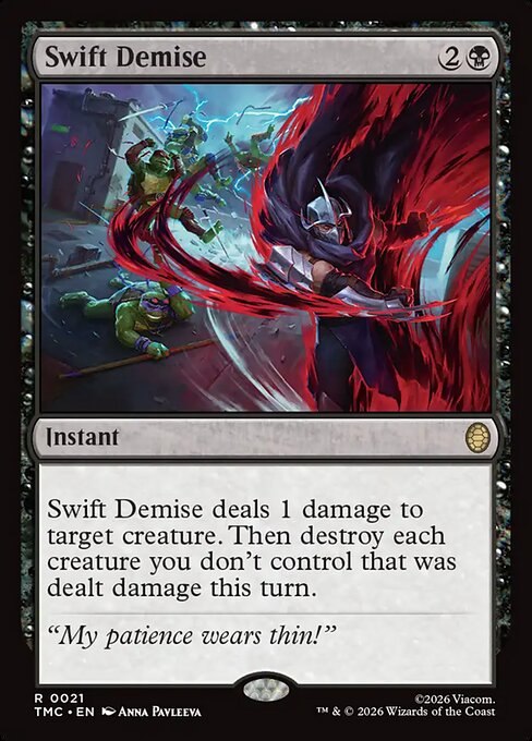 TMC, Swift Demise, Standard, 21, R, Near Mint, (Normal), EN