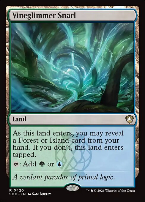 SOC, Vineglimmer Snarl, Standard, 420, R, Near Mint, Normal, EN