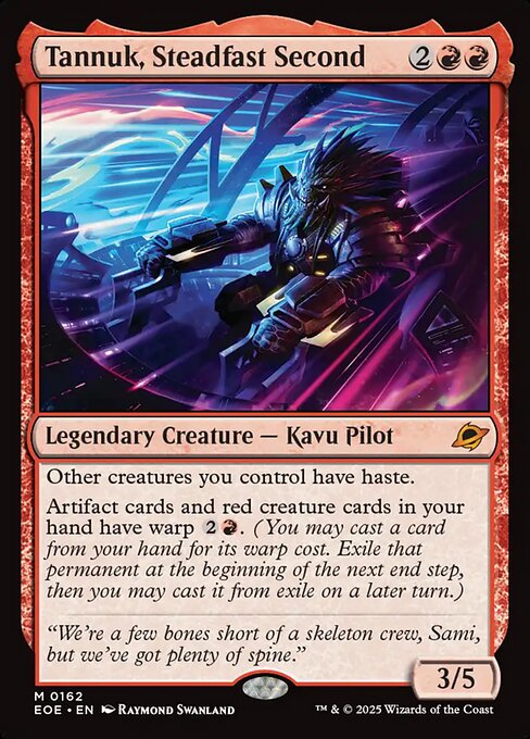 EOE, Tannuk, Steadfast Second, Standard, 162, M, Near Mint, (Foil), EN