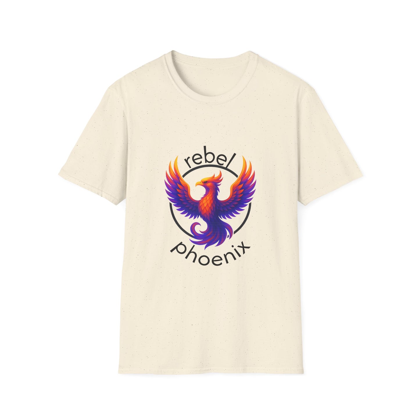 Rebel Phoenix T-Shirt | Unisex Softstyle Tee, Motivational Gift, Casual Wear, Summer Fashion
