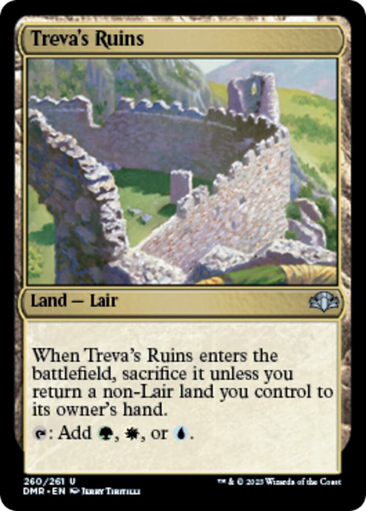 DMR, Treva's Ruins, Standard, 260, U, Near Mint, Normal, EN