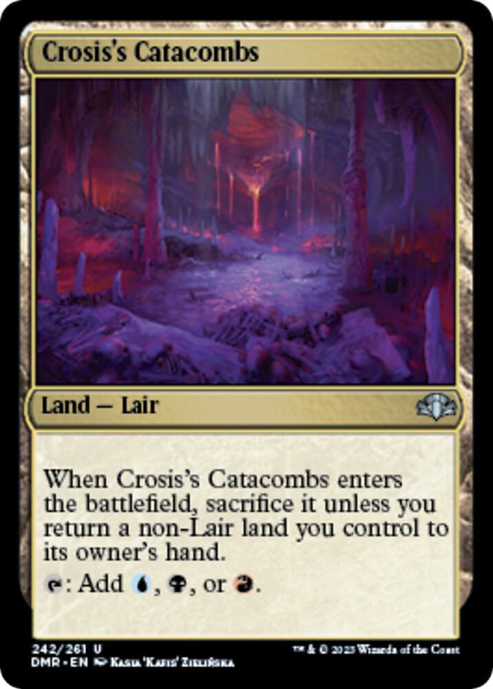 DMR, Crosis's Catacombs, Standard, 242, U, Near Mint, Normal, EN