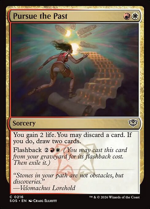 SOS, Pursue the Past, Standard, 216, C, Near Mint, (Foil), EN