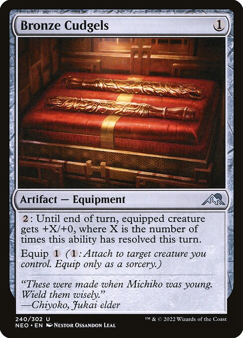 NEO, Bronze Cudgels, Standard, 240, U, Near Mint, Normal, EN