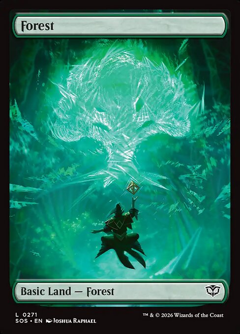 SOS, Forest, (Full Art), 271, C, Near Mint, Normal, EN