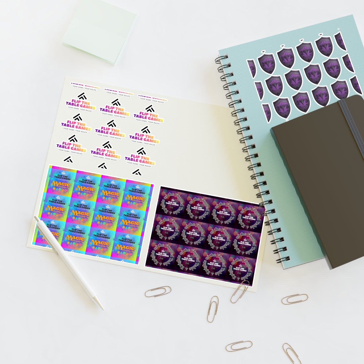 Whimsical Nature-Themed Sticker Sheets for Journals & Decor