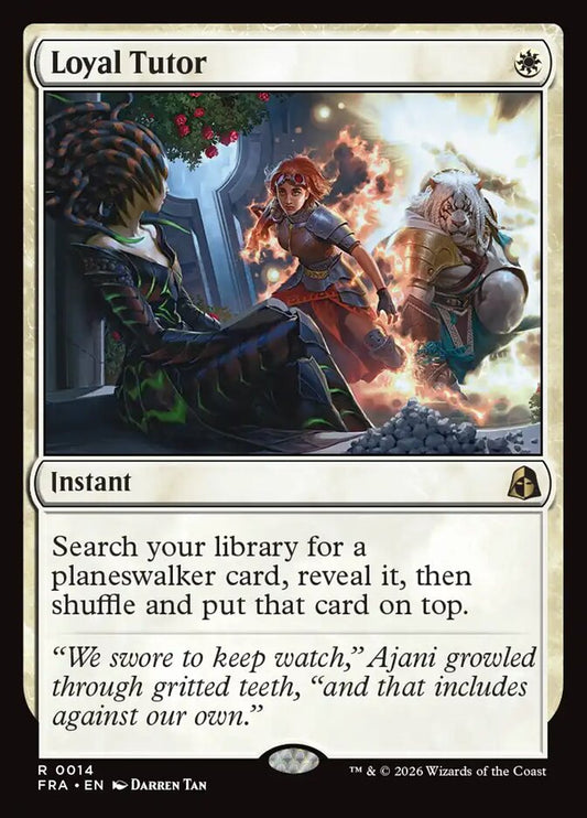 FRA, Loyal Tutor, Standard, 14, R, Near Mint, Normal, EN