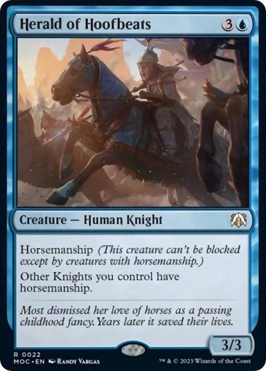 MOC, Herald of Hoofbeats, Standard, 22, R, Near Mint, Normal, EN