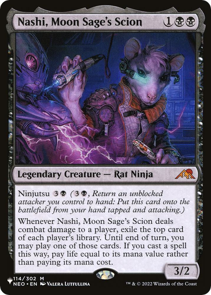 LIST, NEO, Nashi, Moon Sage's Scion, Normal, 114, M, Near Mint, Normal, EN