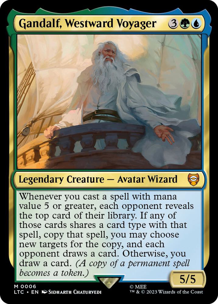 LTC, Gandalf, Westward Voyager, Standard, 6, M, Near Mint, Normal, EN