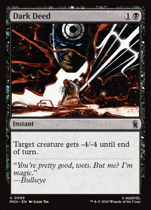 MSH, Dark Deed, Standard, 93, U, Near Mint, Normal, EN