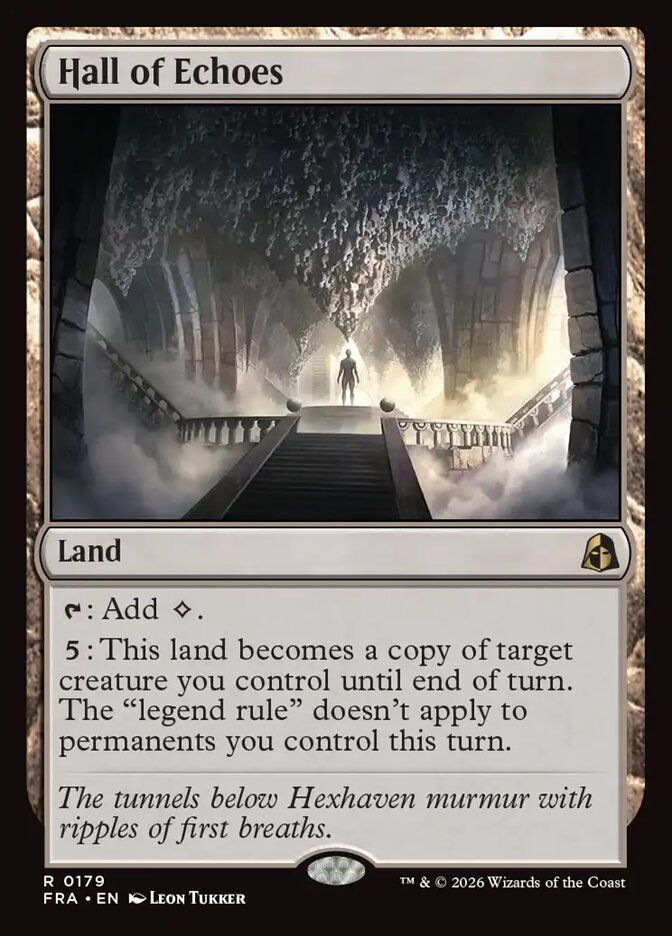 FRA, Hall of Echoes, Standard, 179, R, Near Mint, Normal, EN