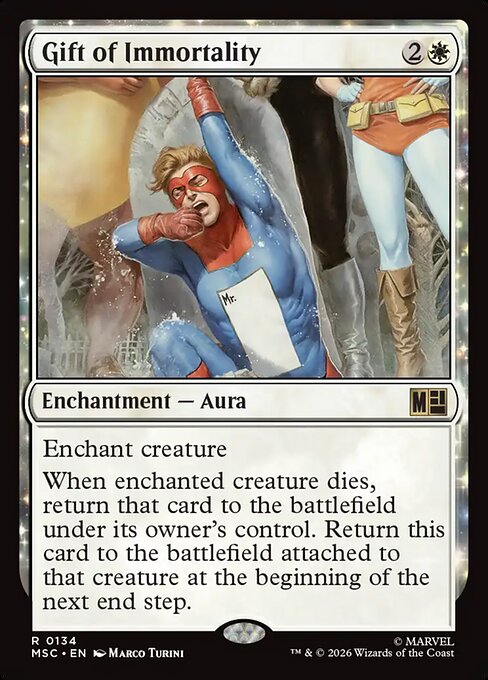 MSC, Gift of Immortality, Standard, 134, R, Near Mint, {Surge Foil}, EN