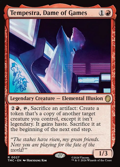 TMC, Tempestra, Dame of Games, Standard, 27, R, Near Mint, (Normal), EN