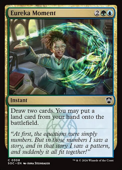 SOC, Eureka Moment, Standard, 308, C, Near Mint, Normal, EN