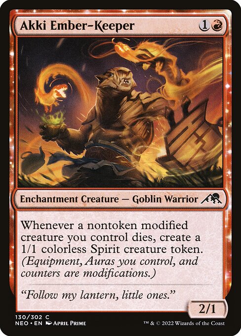 NEO, Akki Ember-Keeper, Standard, 130, C, Near Mint, Normal, EN