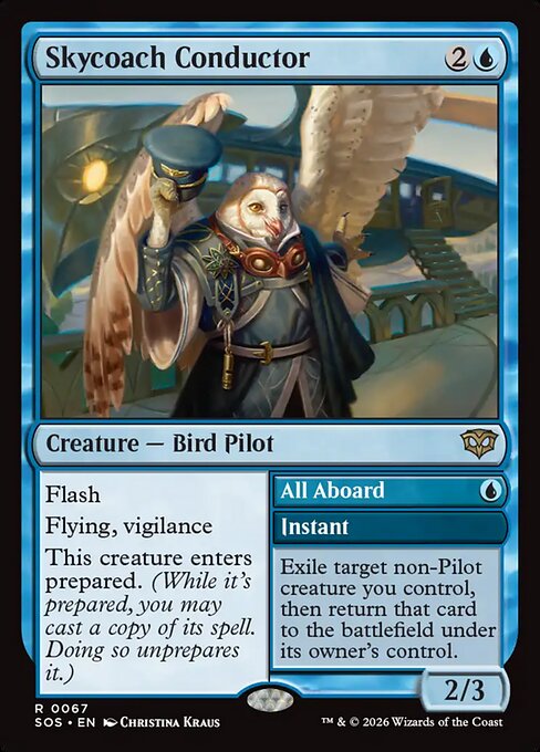 SOS, Skycoach Conductor // All Aboard, Standard, 67, R, Near Mint, Normal, EN