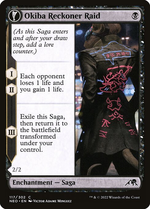 NEO, Okiba Reckoner Raid // Nezumi Road Captain, Standard, 117, C, Near Mint, Normal, EN