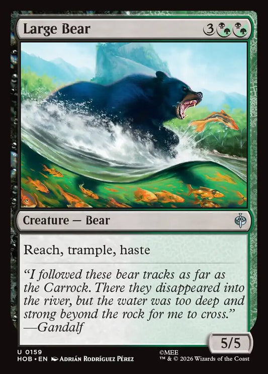 HOB, Large Bear, Standard, 159, U, Near Mint, Normal, EN