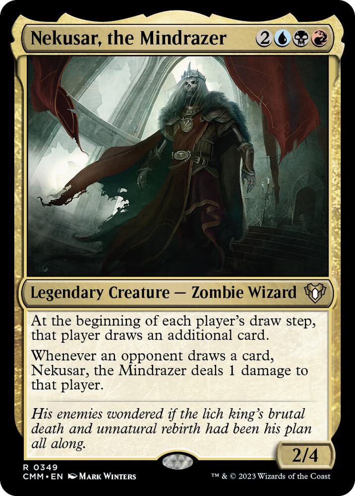 CMM, Nekusar, the Mindrazer, Standard, 349, R, Near Mint, Normal, EN