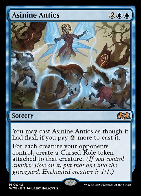 WOE, Asinine Antics, Standard, 42, M, Near Mint, Normal, EN