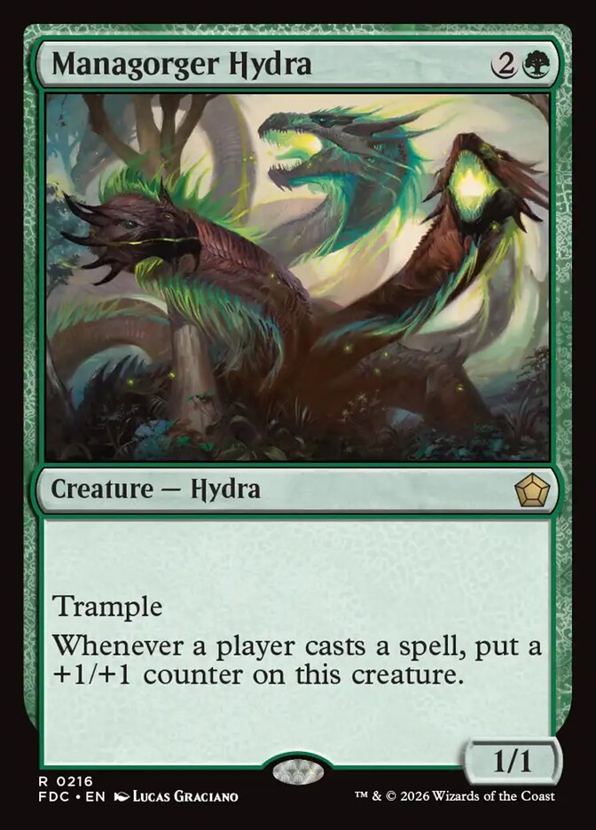 FDC, Managorger Hydra, Standard, 216, R, Near Mint, Normal, EN