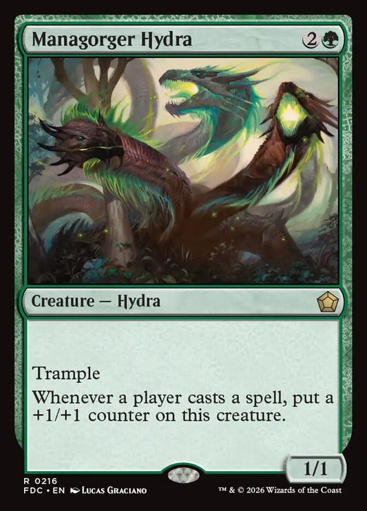 FDC, Managorger Hydra, Standard, 216, R, Near Mint, Normal, EN