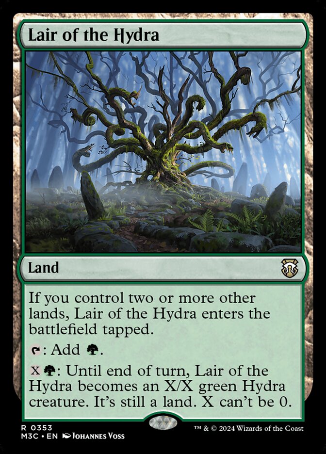 M3C, Lair of the Hydra, Standard, 353, R, Near Mint, Normal, EN