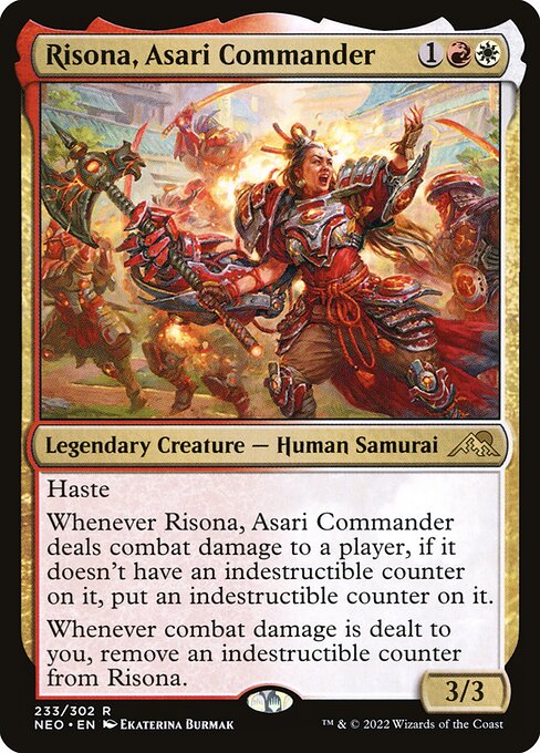NEO, Risona, Asari Commander, Standard, 233, R, Near Mint, Normal, EN