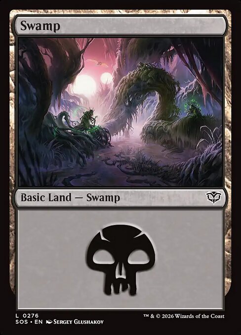 SOS, Swamp, Standard, 276, C, Near Mint, (Foil), EN