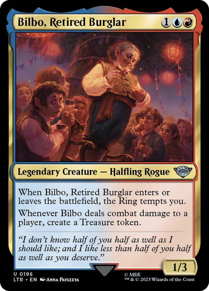 LTR, Bilbo, Retired Burglar, Standard, 196, U, Near Mint, Normal, EN