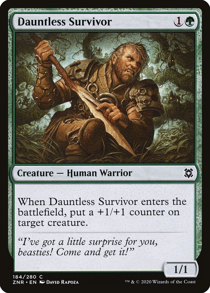 ZNR, Dauntless Survivor, Standard, 184, C, Near Mint, Normal, EN