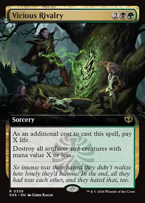 SOS, Vicious Rivalry, (Extended Art), 359, R, Near Mint, Normal, EN